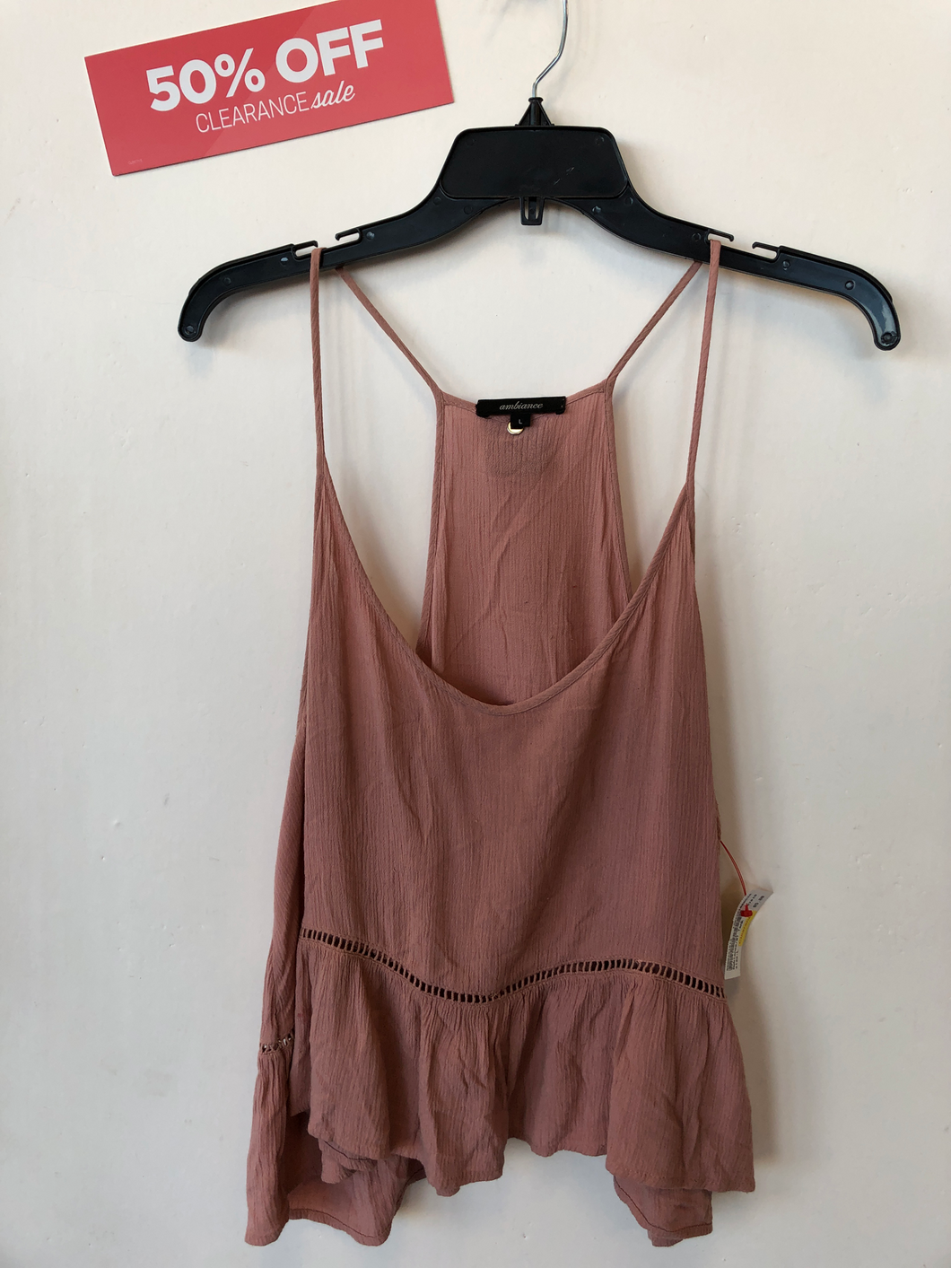 Ambiance Tank Top Size Large