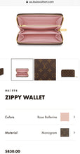 Load image into Gallery viewer, Monogram Louis Vuitton Zippy Wallet
